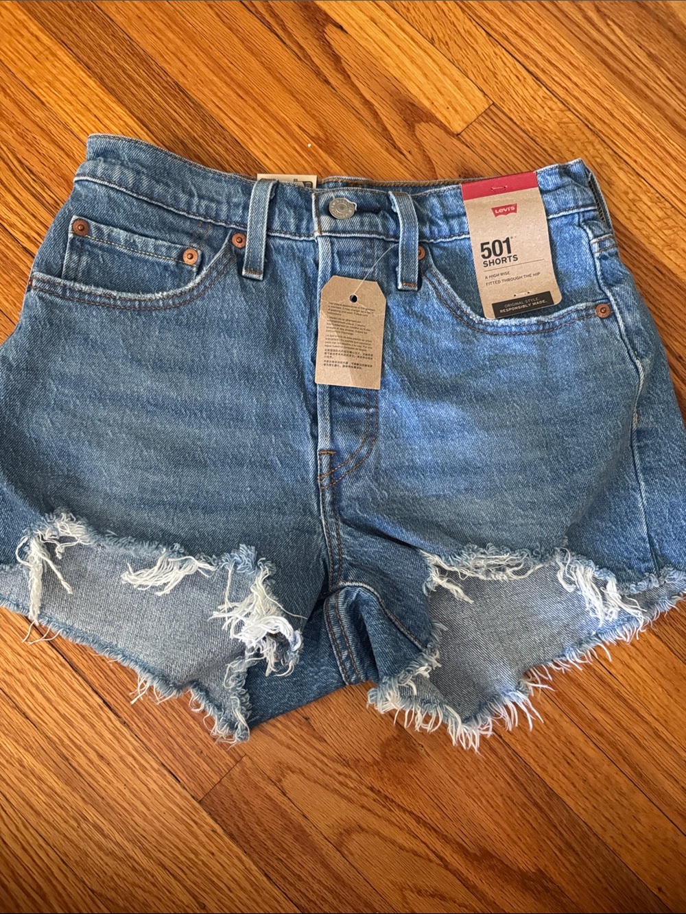 NEW Levi's 501 High-Rise Denim Shorts
